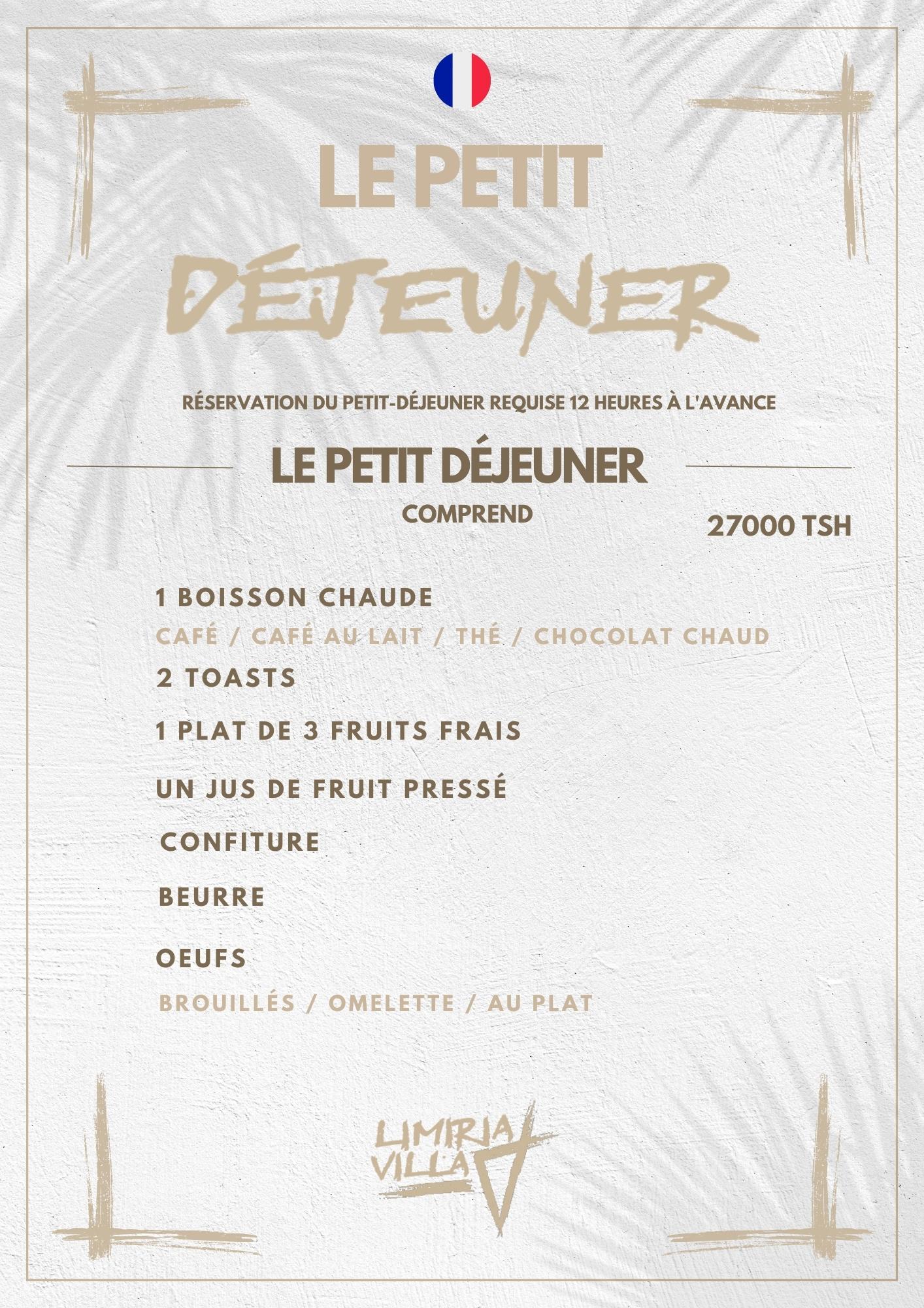 Petit Déjeuner